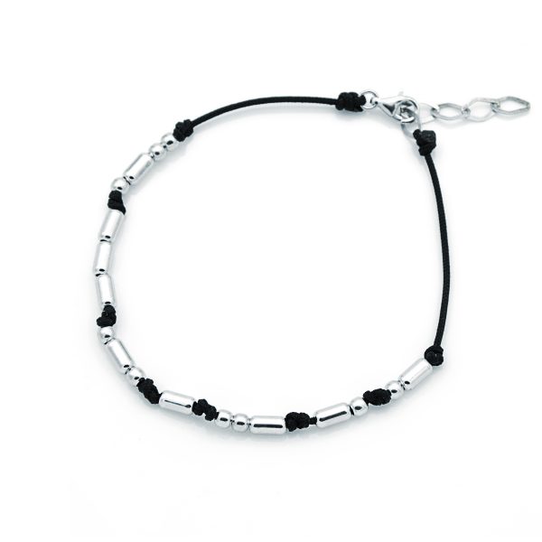 Bracciale in Argento Codice Morse | Forza-Piccolo